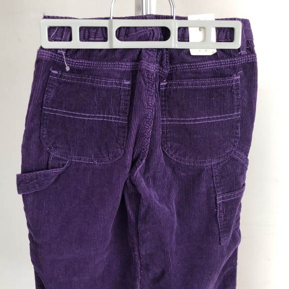 NWT Calvin Klein kids purple corduroy pants size 6 - Picture 3 of 4